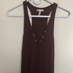 Pink super soft racer back top, size small